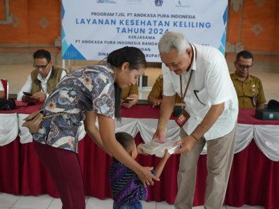 Lakukan Kesehatan Keliling, Bandara Internasional I Gusti Ngurah Rai Dukung Pemerintah Kurangi Angka Stunting