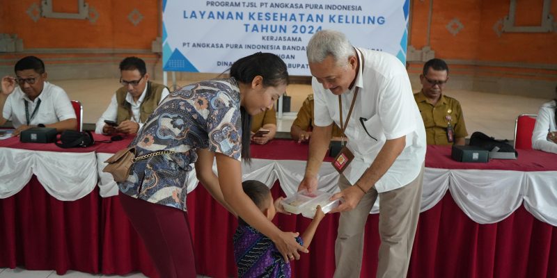Lakukan Kesehatan Keliling, Bandara Internasional I Gusti Ngurah Rai Dukung Pemerintah Kurangi Angka Stunting