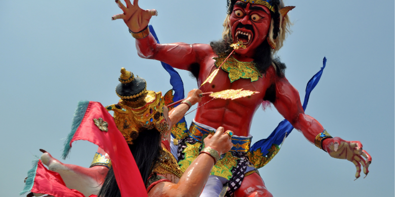 pawai ogoh-ogoh di badung